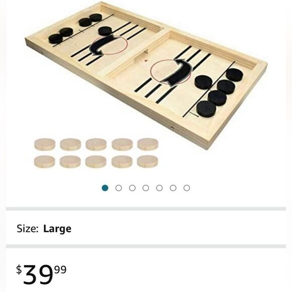 NWT! “Foosball Winner”, 2-Player Wooden, Family, Table Foosball Game (6+). - Picture 11 of 11